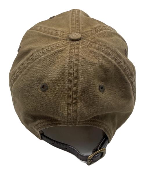 RRL（ダブルアールエル）RRL (ダブルアールエル) コーデュロイビルキャンパスボールキャップ ブラウン サイズ:ONE SIZEの古着・服飾アイテム