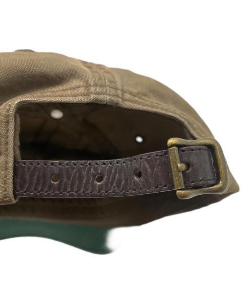 RRL（ダブルアールエル）RRL (ダブルアールエル) コーデュロイビルキャンパスボールキャップ ブラウン サイズ:ONE SIZEの古着・服飾アイテム