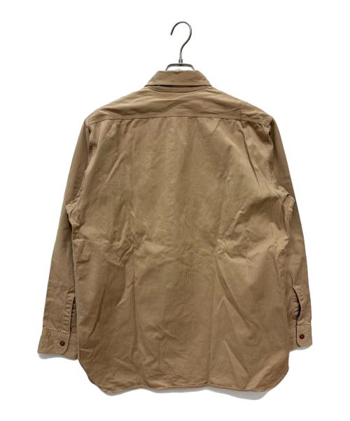 BUZZ RICKSON'S（バズリクソンズ）Buzz Rickson's (バズリクソンズ) ヘリンボーンワークシャツ ベージュ サイズ:16-16 1/2の古着・服飾アイテム