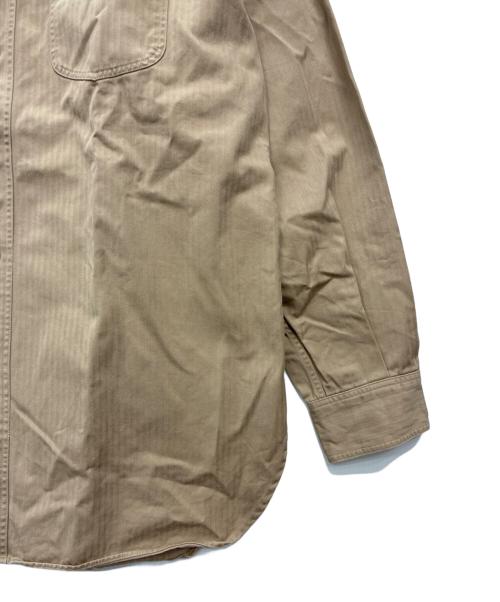 BUZZ RICKSON'S（バズリクソンズ）Buzz Rickson's (バズリクソンズ) ヘリンボーンワークシャツ ベージュ サイズ:16-16 1/2の古着・服飾アイテム