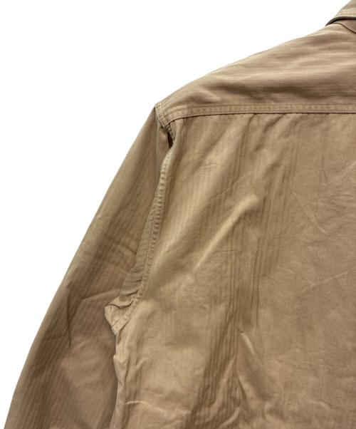 BUZZ RICKSON'S（バズリクソンズ）Buzz Rickson's (バズリクソンズ) ヘリンボーンワークシャツ ベージュ サイズ:16-16 1/2の古着・服飾アイテム