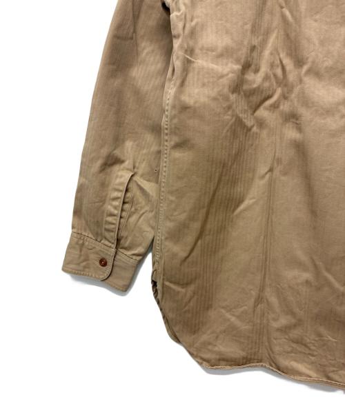 BUZZ RICKSON'S（バズリクソンズ）Buzz Rickson's (バズリクソンズ) ヘリンボーンワークシャツ ベージュ サイズ:16-16 1/2の古着・服飾アイテム