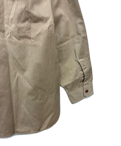 BUZZ RICKSON'S（バズリクソンズ）Buzz Rickson's (バズリクソンズ) ヘリンボーンワークシャツ ベージュ サイズ:16-16 1/2の古着・服飾アイテム