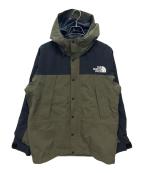 THE NORTH FACEザ ノース フェイス）の古着「マウンテンライトジャケット」｜グリーン×ブラック