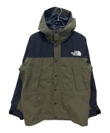 THE NORTH FACE（ザ ノース フェイス）の古着「マウンテンライトジャケット」｜グリーン×ブラック