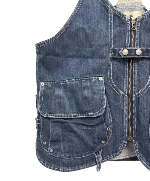 Snow peak（スノーピーク）snow peak (スノーピーク) 焚き火ベスト インディゴ サイズ:SIZE Mの古着・服飾アイテム