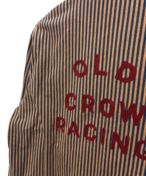 OLD CROW（オールドクロウ）OLD CROW (オールドクロウ) スポーツジャケット ブラウン×ネイビー サイズ:Lの古着・服飾アイテム