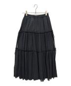 pinueピヌエ）の古着「ロングスカート」｜ブラック