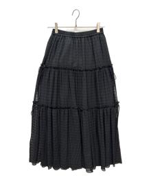 pinue（ピヌエ）の古着「ロングスカート」｜ブラック