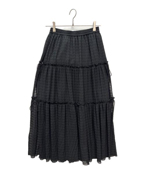 pinue（ピヌエ）PINUE (ピヌエ) ロングスカート ブラック サイズ:M 未使用品の古着・服飾アイテム