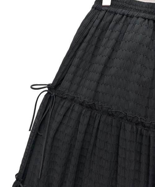 pinue（ピヌエ）PINUE (ピヌエ) ロングスカート ブラック サイズ:M 未使用品の古着・服飾アイテム