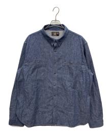 RRL（ダブルアールエル）の古着「インディゴ デニム ワークシャツ」｜インディゴ