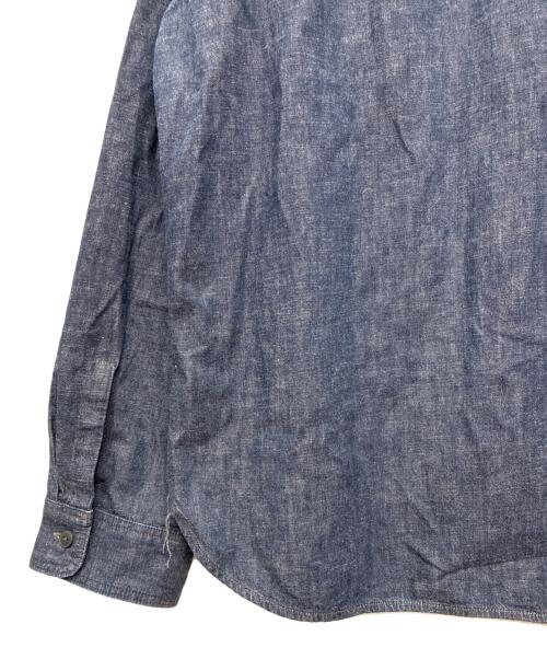 RRL（ダブルアールエル）RRL (ダブルアールエル) インディゴ デニム ワークシャツ インディゴ サイズ:XXLの古着・服飾アイテム