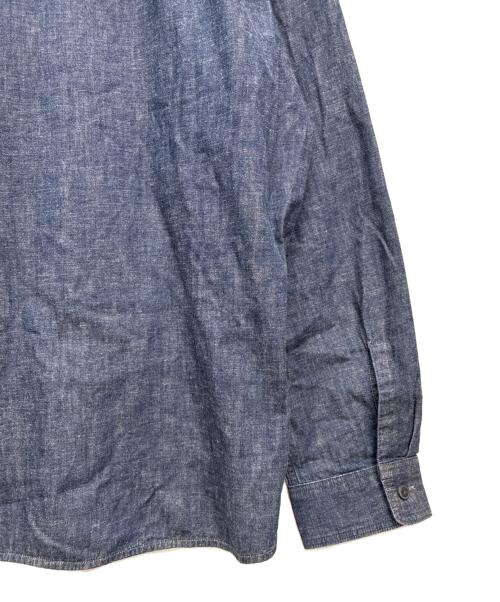 RRL（ダブルアールエル）RRL (ダブルアールエル) インディゴ デニム ワークシャツ インディゴ サイズ:XXLの古着・服飾アイテム