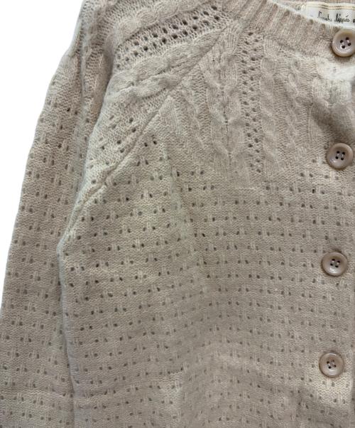 franche lippee（フランシュリッペ）franche lippee (フランシュリッペ) 厚手カーディガン ベージュ サイズ:M 未使用品の古着・服飾アイテム