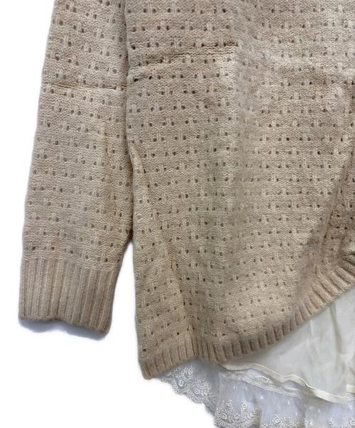 franche lippee（フランシュリッペ）franche lippee (フランシュリッペ) 厚手カーディガン ベージュ サイズ:M 未使用品の古着・服飾アイテム