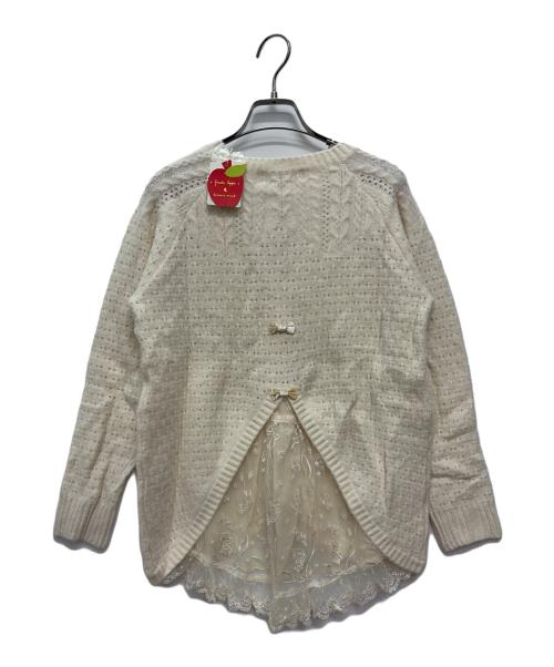franche lippee（フランシュリッペ）franche lippee (フランシュリッペ) 薄手カーディガン ベージュ サイズ:M 未使用品の古着・服飾アイテム