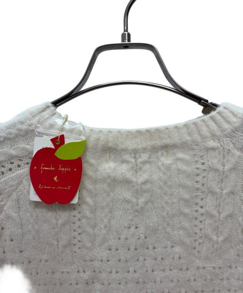 franche lippee（フランシュリッペ）franche lippee (フランシュリッペ) 薄手カーディガン ベージュ サイズ:M 未使用品の古着・服飾アイテム