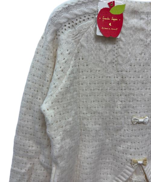 franche lippee（フランシュリッペ）franche lippee (フランシュリッペ) 薄手カーディガン ベージュ サイズ:M 未使用品の古着・服飾アイテム
