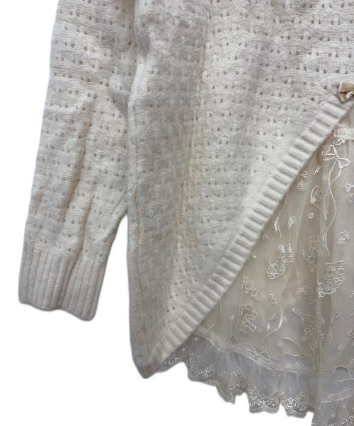 franche lippee（フランシュリッペ）franche lippee (フランシュリッペ) 薄手カーディガン ベージュ サイズ:M 未使用品の古着・服飾アイテム