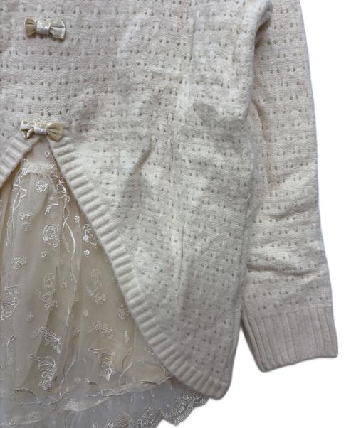 franche lippee（フランシュリッペ）franche lippee (フランシュリッペ) 薄手カーディガン ベージュ サイズ:M 未使用品の古着・服飾アイテム