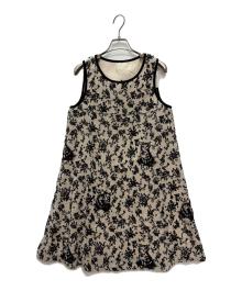 franche lippee（フランシュリッペ）の古着「ノースリーブワンピース」｜ブラック×ホワイト