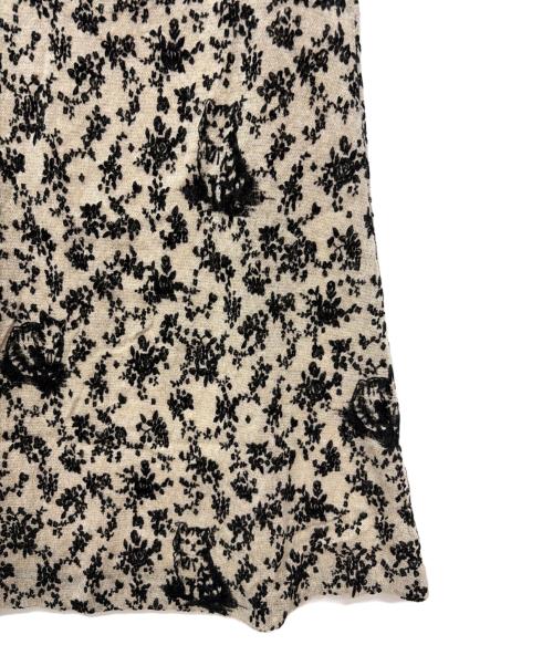 franche lippee（フランシュリッペ）franche lippee (フランシュリッペ) ノースリーブワンピース ブラック×ホワイト サイズ:Mの古着・服飾アイテム