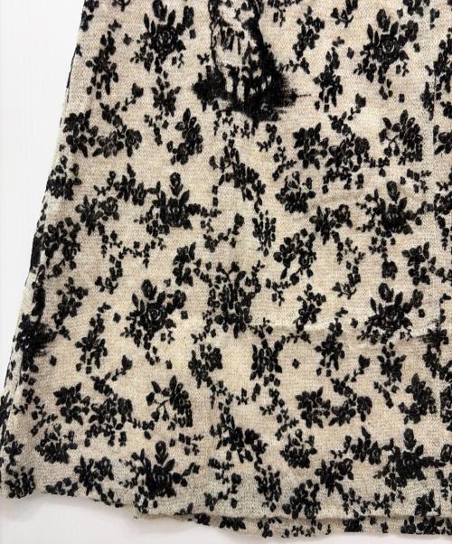 franche lippee（フランシュリッペ）franche lippee (フランシュリッペ) ノースリーブワンピース ブラック×ホワイト サイズ:Mの古着・服飾アイテム