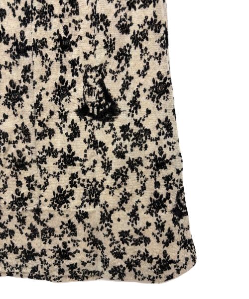 franche lippee（フランシュリッペ）franche lippee (フランシュリッペ) ノースリーブワンピース ブラック×ホワイト サイズ:Mの古着・服飾アイテム
