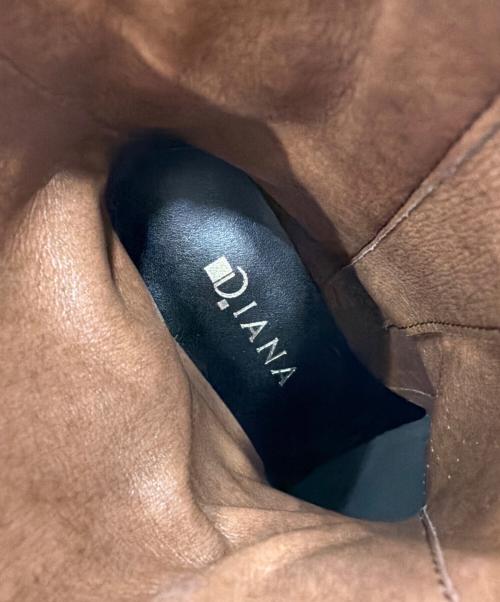 DIANA（ダイアナ）DIANA (ダイアナ) ショートブーツ ブラウン サイズ:23の古着・服飾アイテム
