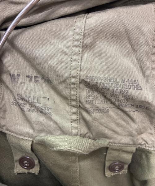 BUZZ RICKSON'S（バズリクソンズ）Buzz Rickson's (バズリクソンズ) Type M-51 “BUZZ RICKSON CLOTHES” JAP グリーン サイズ:SMALLの古着・服飾アイテム