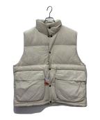 New Eraニューエラ）の古着「BLACK LABEL PUFF VEST STONE」｜ベージュ