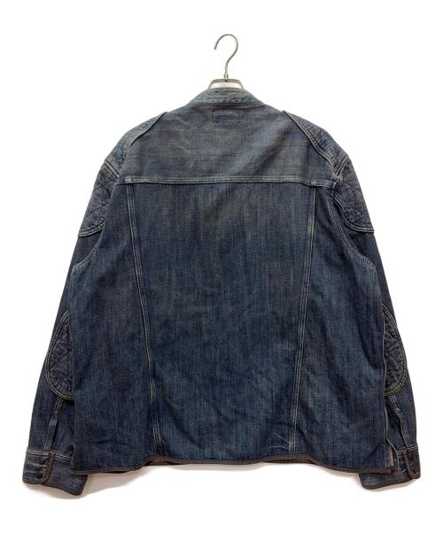 RRL（ダブルアールエル）RRL (ダブルアールエル) Quilted Denim Shirt Jacket ブルー サイズ:XXLの古着・服飾アイテム
