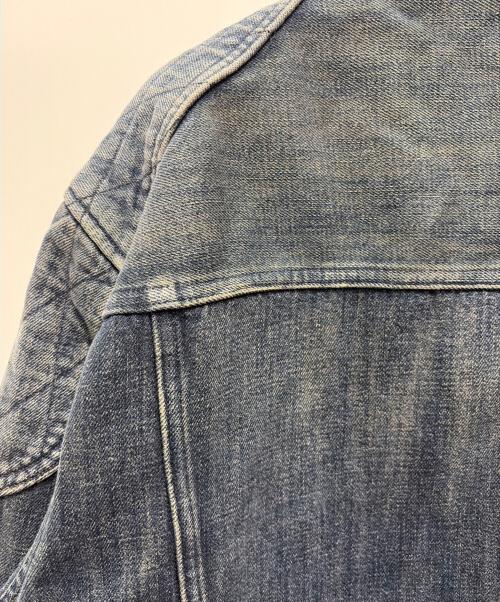 RRL（ダブルアールエル）RRL (ダブルアールエル) Quilted Denim Shirt Jacket ブルー サイズ:XXLの古着・服飾アイテム
