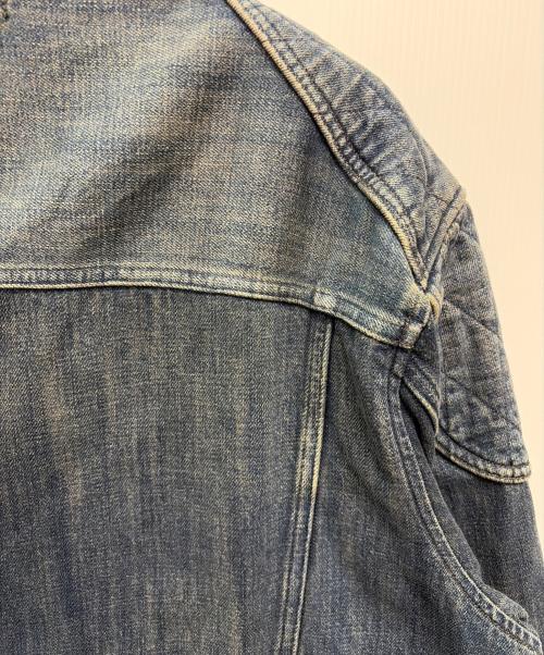 RRL（ダブルアールエル）RRL (ダブルアールエル) Quilted Denim Shirt Jacket ブルー サイズ:XXLの古着・服飾アイテム