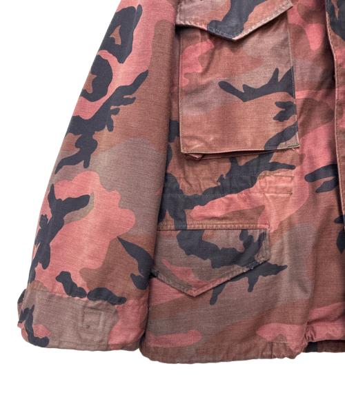American Apparel（アメリカンアパレル）American Apparel (アメリカンアパレル) 97年製 M65 フィールドジャケット レッド×ブラック サイズ:XLARGE-REGULARの古着・服飾アイテム