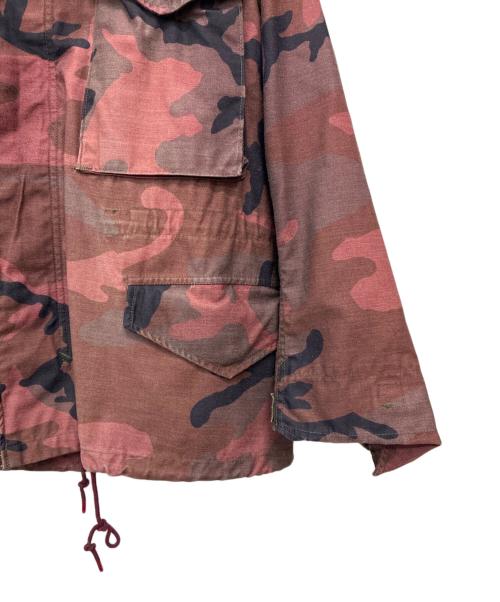 American Apparel（アメリカンアパレル）American Apparel (アメリカンアパレル) 97年製 M65 フィールドジャケット レッド×ブラック サイズ:XLARGE-REGULARの古着・服飾アイテム