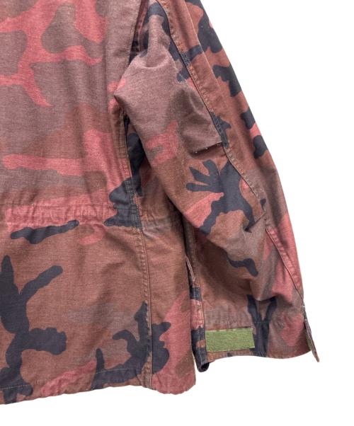 American Apparel（アメリカンアパレル）American Apparel (アメリカンアパレル) 97年製 M65 フィールドジャケット レッド×ブラック サイズ:XLARGE-REGULARの古着・服飾アイテム