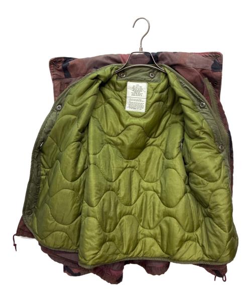 American Apparel（アメリカンアパレル）American Apparel (アメリカンアパレル) 97年製 M65 フィールドジャケット レッド×ブラック サイズ:XLARGE-REGULARの古着・服飾アイテム