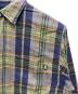中古・古着 stussy (ステューシー) 90s 紺タグ ネルシャツ グリーン×ネイビー サイズ:M：9000円