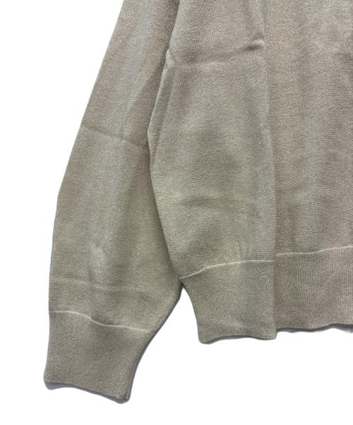 KUMIKYOKU（クミキョク）KUMIKYOKU (クミキョク) ラメカーディガン ベージュ サイズ:17号 未使用品の古着・服飾アイテム