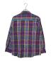 stussy (ステューシー) スナップボタン ネルシャツ ブラック×パープル サイズ:SIZE XL：7000円