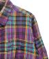 中古・古着 stussy (ステューシー) スナップボタン ネルシャツ ブラック×パープル サイズ:SIZE XL：7000円