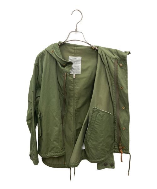 kha:ki（カーキ）kha:ki (カーキ) ショートフィールドコート グリーン サイズ:Sの古着・服飾アイテム