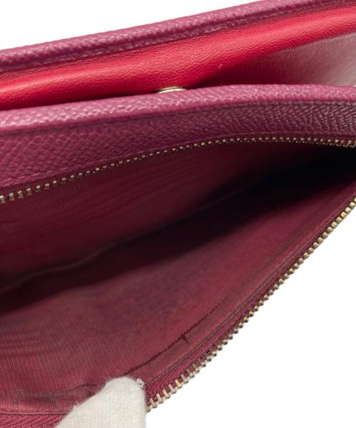 BVLGARI（ブルガリ）BVLGARI (ブルガリ) 2つ折り財布 パープルの古着・服飾アイテム