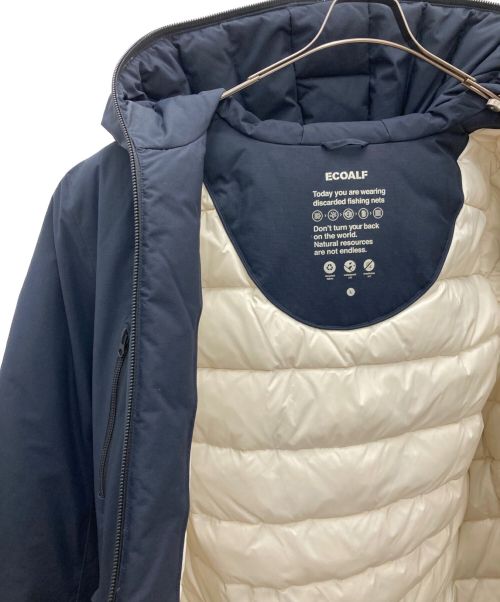 ECOALF（エコアルフ）ECOALF (エコアルフ) ダウンジャケット ネイビー サイズ:Lの古着・服飾アイテム