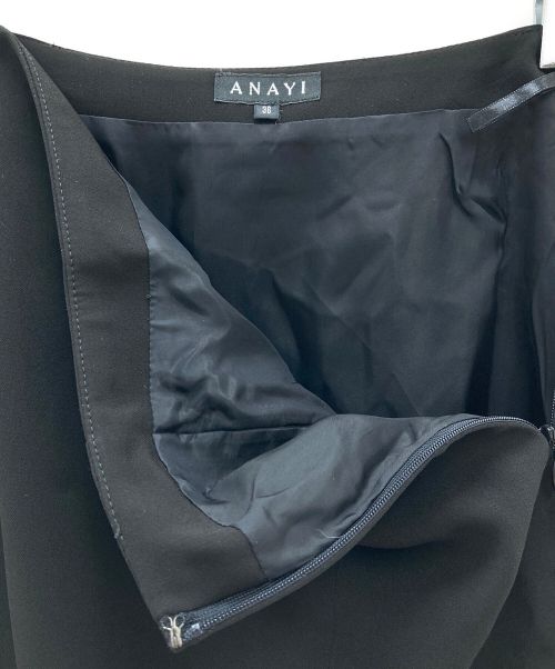 ANAYI（アナイ）ANAYI (アナイ) スカート ブラック サイズ:36の古着・服飾アイテム