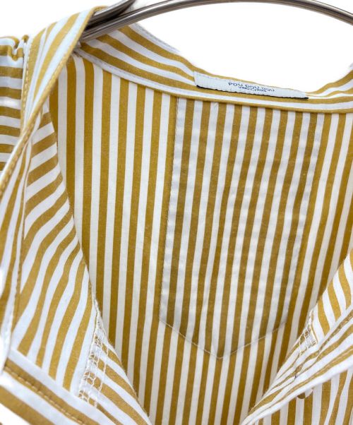 Pou dou dou（プードゥドゥ）Pou dou dou (プードゥドゥ) シャツワンピース オレンジ サイズ:M 未使用品の古着・服飾アイテム