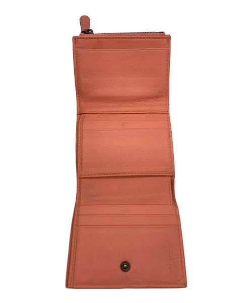 BOTTEGA VENETA（ボッテガベネタ）BOTTEGA VENETA (ボッテガベネタ) 3つ折り財布 ピンクの古着・服飾アイテム
