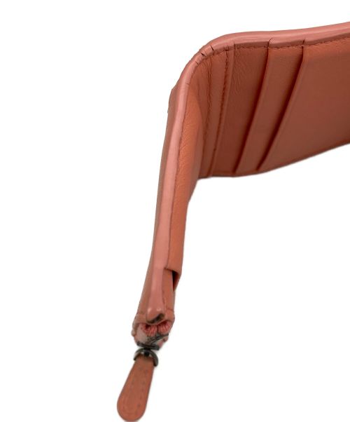 BOTTEGA VENETA（ボッテガベネタ）BOTTEGA VENETA (ボッテガベネタ) 3つ折り財布 ピンクの古着・服飾アイテム